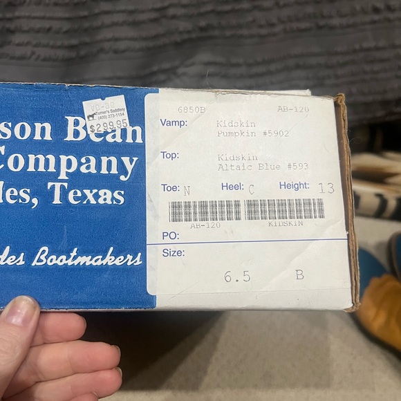 Vintage custom made Anderson Bean ladies cowboy boots 6.5B - Picture 10 of 10